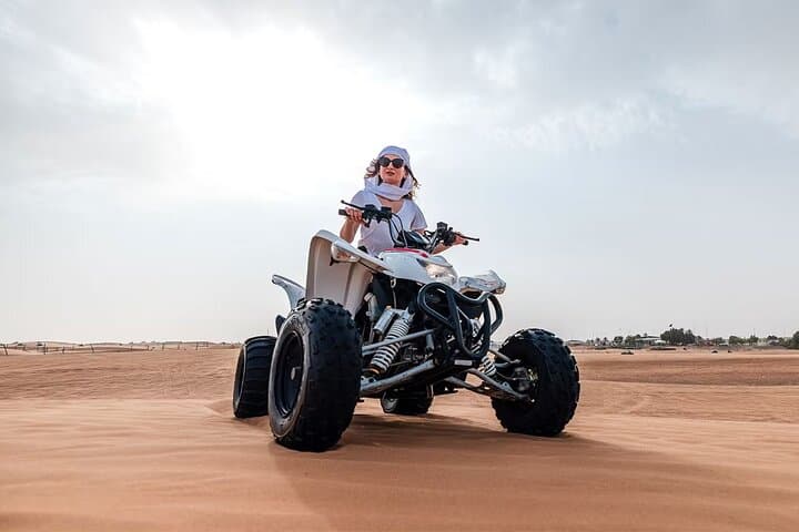 Evening Dubai Desert Safari & BBQ Dinner with Optional Quad Bike