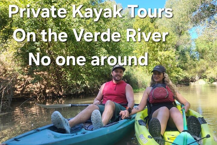 Private Verde River Kayak Tour — Cottonwood Fall Colors & Swimming Holes