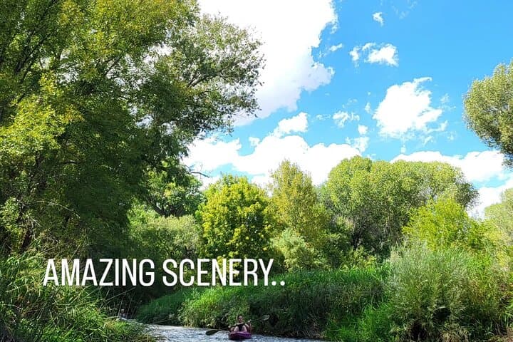 Private Verde River Kayak Tour — Cottonwood Fall Colors & Swimming Holes photo 4