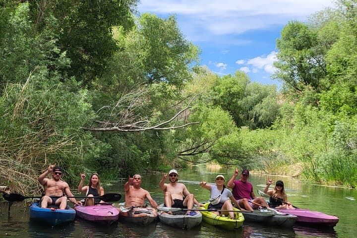 Private Verde River Kayak Tour — Cottonwood Fall Colors & Swimming Holes photo 6