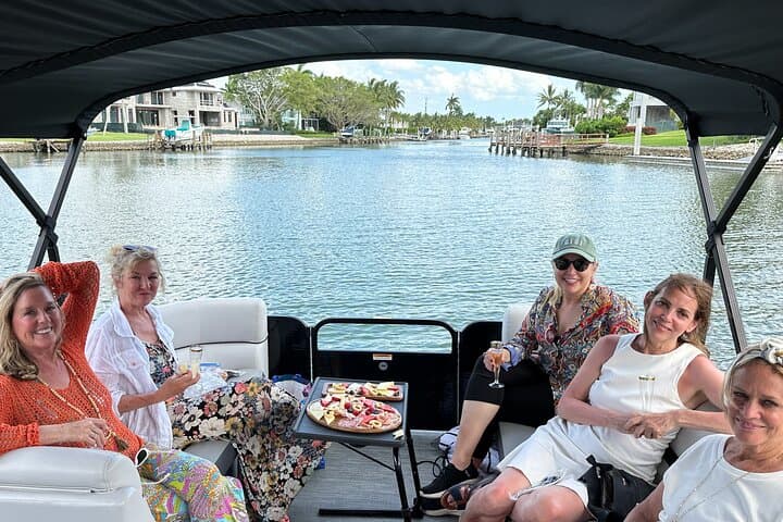 Private Naples Dolphin Cruise with Breakfast at Port Royal — Morning Wildlife & Luxury Pontoon photo 4