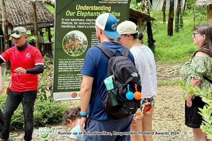 Khaolak Ethical Elephant Sanctuary and Jungle Zipline Adventure: Zip Canopy & Hands-Off Wildlife Experience photo 6
