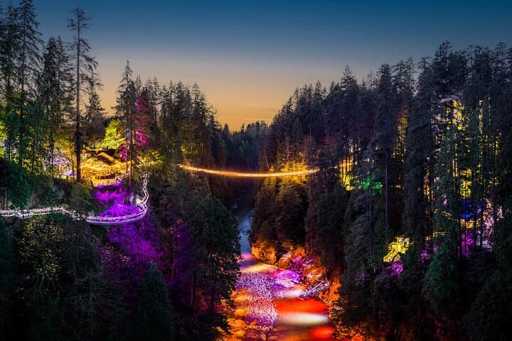 Vancouver After Dark: Capilano Canyon Fright Lights, Salmon Run and Skyline Lookouts photo 5