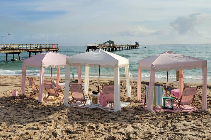 Coastal Cabana Club: Effortless Palm Beach Cabana Rentals with JBL Speakers photo 1
