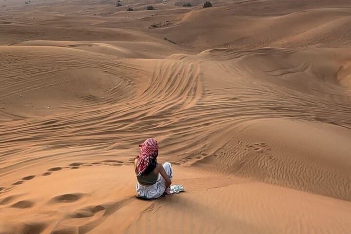Dubai Desert Safari Platinum Camp: Private 4x4 Dune Bashing, Sunset BBQ & Live Shows photo 3