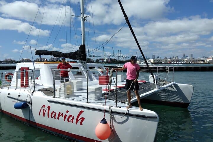 Private Miami Catamaran Charter: 4-Hour Mariah Sailing Tour on Biscayne Bay
