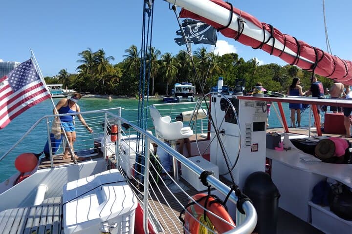 Private 3-Hour Miami Catamaran Charter on the Great White — Biscayne Bay Escape photo 3