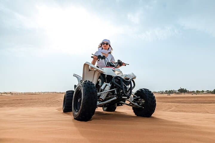 Sunset Quad & Dune-Bash: Dubai Evening Desert Safari with Bedouin Camp photo 3