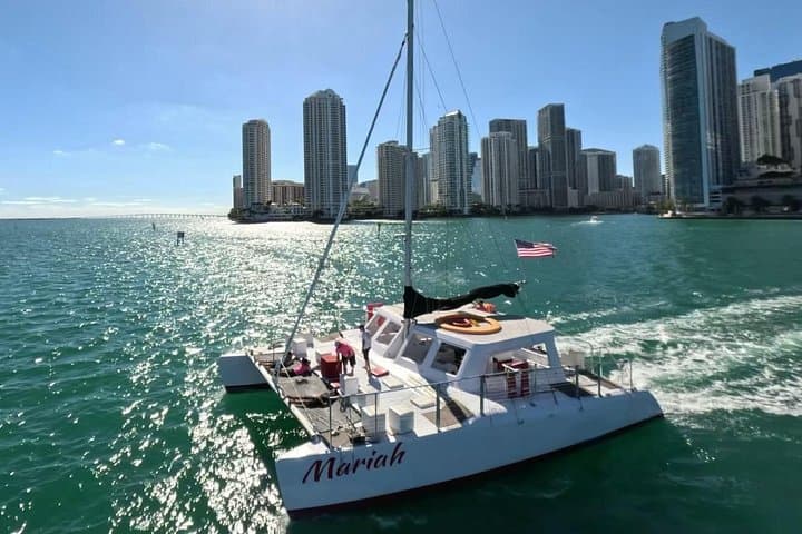 Miami 2-Hour Private Catamaran Charter on a 60ft Mariah — Biscayne Bay Swim & Sandbar Tour photo 2