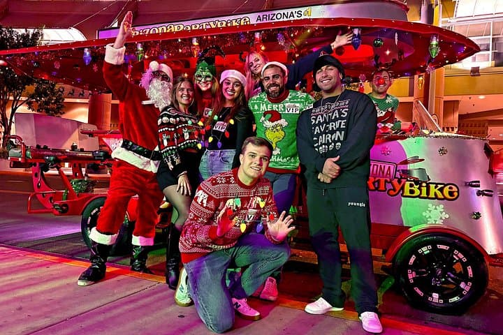 Old Town Scottsdale Holiday Lights Bar Crawl by Party Bike photo 1