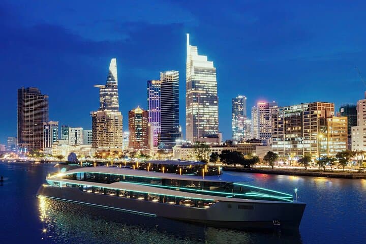 Saigon River Private Dinner Cruise: Nighttime Skyline & Riverside Dining photo 6