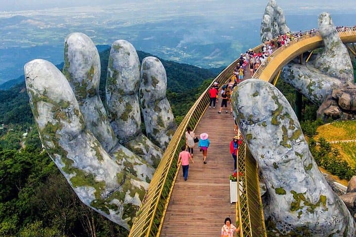 Golden Bridge & Ba Na Hills: Full-Day Cable Car Tour from Da Nang with Buffet Lunch photo 1