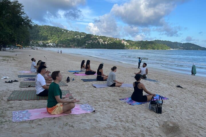 Sunrise Patong Beach Yoga: Oceanfront Hatha & Vinyasa with Sound Healing photo 1