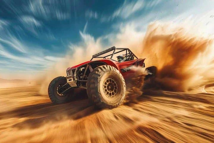 Dubai Lahbab Morning Red Dunes Desert Safari: Dune Bashing, Sandboarding & Camel Ride photo 4
