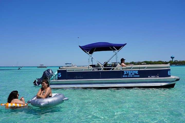 Xtreme H2O Pontoon Rental to Crab Island — 4–8 Hour Self-Guided Trips in Destin photo 1