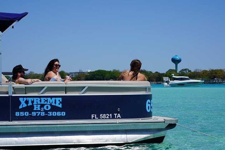 Xtreme H2O Pontoon Rental to Crab Island — 4–8 Hour Self-Guided Trips in Destin photo 2