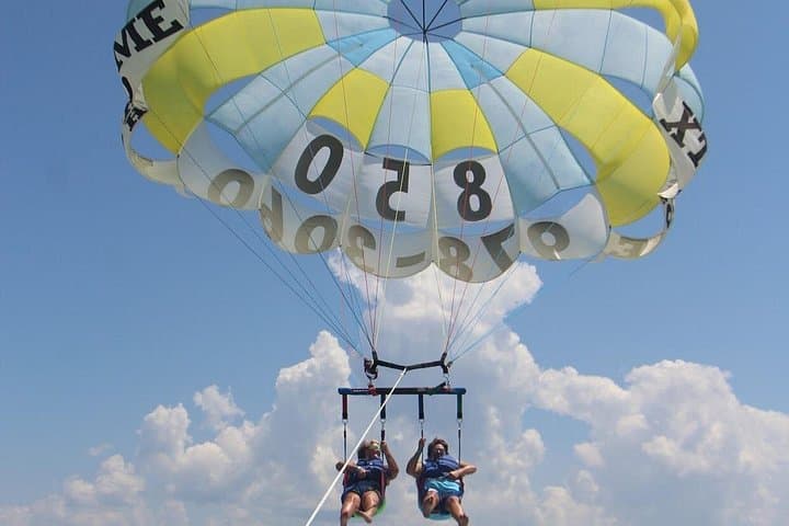 Parasail Over Destin's Crab Island — Xtreme H2o 400ft Gulf Flights photo 4