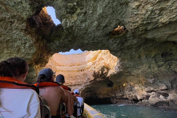 Discover the Algarve Caves: Benagil, Marinha & Coastal Sea-Cave Tour from Vilamoura