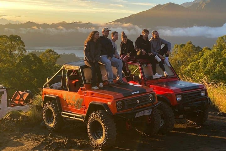 Mt Batur Jeep Sunrise, Gorilla Cave ATV & Ayung River Rafting — Full-Day Ubud Adventure photo 2