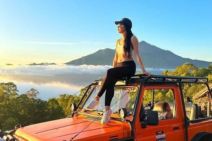 Mt Batur Jeep Sunrise, Gorilla Cave ATV & Ayung River Rafting — Full-Day Ubud Adventure photo 3