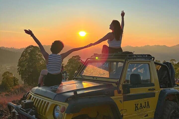 Mt Batur Jeep Sunrise, Gorilla Cave ATV & Ayung River Rafting — Full-Day Ubud Adventure photo 4