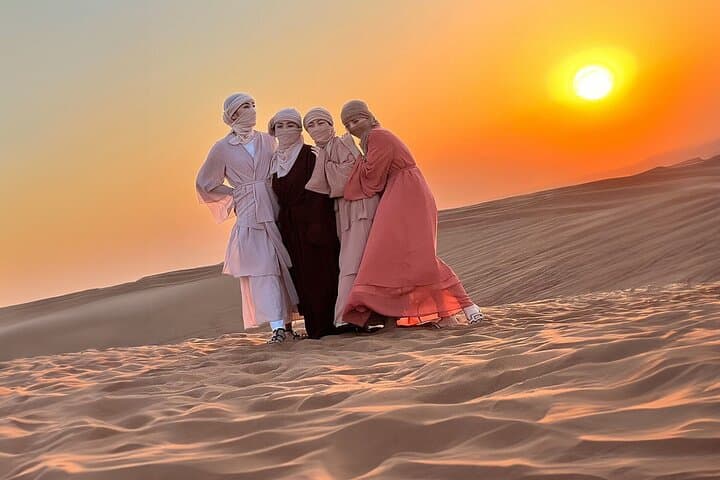 Evening Red Dune Safari in Lahbab — Dune Bashing, Camel Ride & BBQ