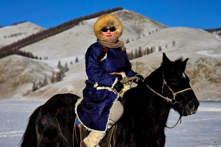 Winter in Terelj National Park: Dog Sledding, Horseback Riding & Snow Motorbike Experience photo 3