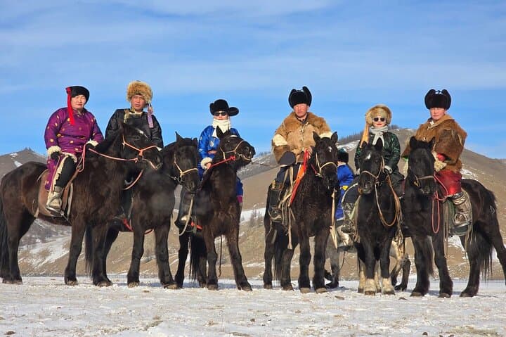 Winter in Terelj National Park: Dog Sledding, Horseback Riding & Snow Motorbike Experience photo 6