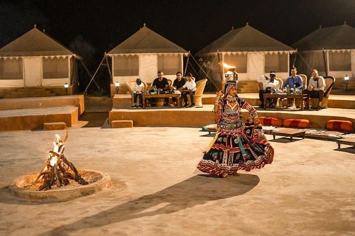 Sunset Camel Safari & Rajasthani Cultural Evening near Jaisalmer photo 3