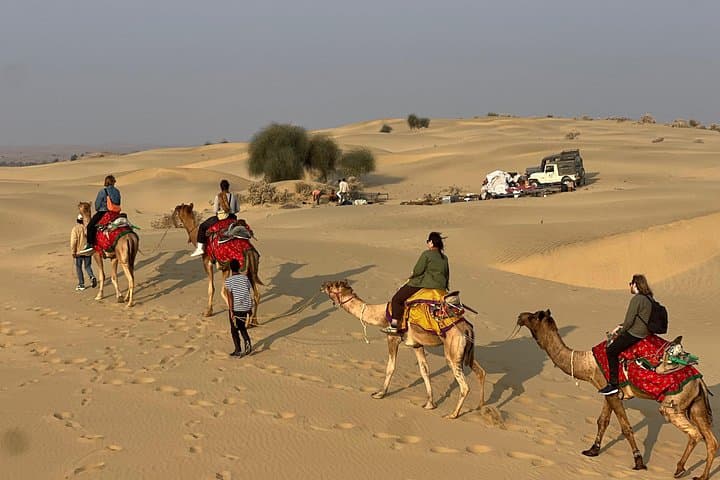Sunset Camel Safari & Rajasthani Cultural Evening near Jaisalmer photo 2