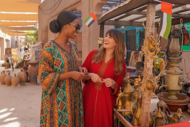 Historic Dubai Walk: Al Fahidi, Creek Abra Ride & Souk Food Tour