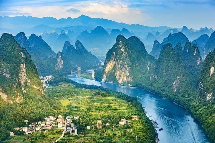 Xianggong Hill to Yulong River: Private Yangshuo Tour with Sunrise Views, Rafting & Cycling photo 4