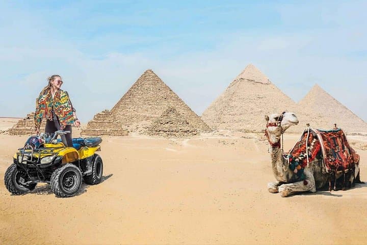 Full-Day Giza Pyramids Tour: Camel Ride, Desert ATV & Nile Dinner Cruise photo 1