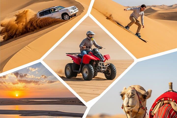 Doha Desert Safari: Dune Bashing, Camel Rides & Inland Sea Sunset