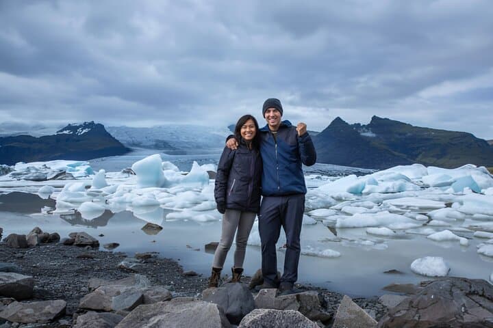 Private South Coast Day Tour to Diamond Beach & Jökulsárlón