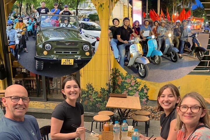 Hanoi Motorbike Tour with Female Riders — Vespa Night, Food & Train Street