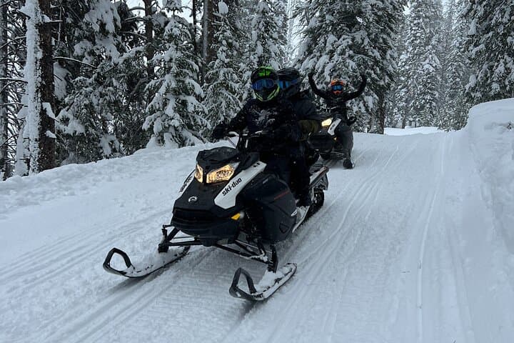 Park City 3-Hour Guided Snowmobile Trail Adventure in the Wasatch photo 4
