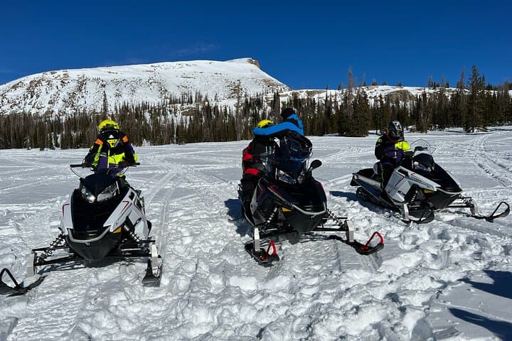 Park City 3-Hour Guided Snowmobile Trail Adventure in the Wasatch photo 5