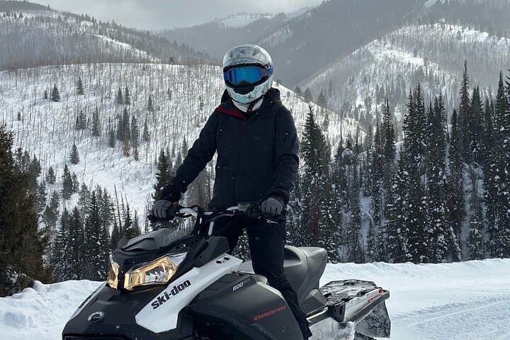 Park City 3-Hour Guided Snowmobile Trail Adventure in the Wasatch photo 6
