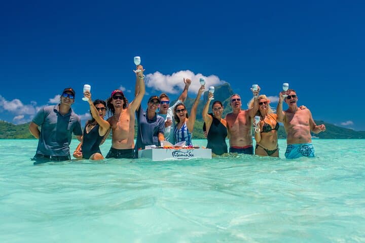 Half-Day Catamaran Sailing & Snorkeling with Floating Bar in Bora Bora photo 5