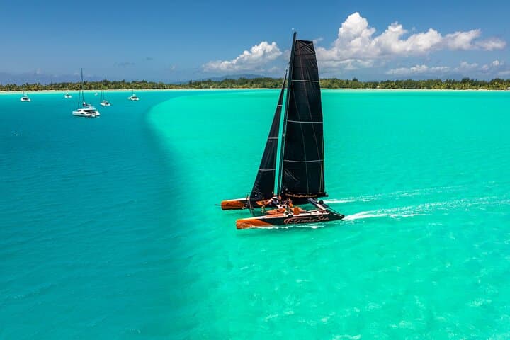 Private Catamaran Half-Day in Bora Bora Lagoon — Snorkel & Floating Bar photo 5