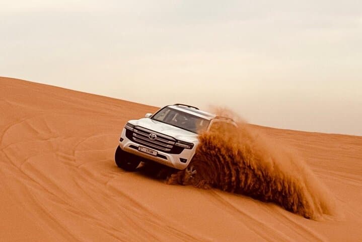 Dubai Red Dunes Sunrise & Sunset Desert Safari with Camel Ride, Falconry and Sandboarding photo 6