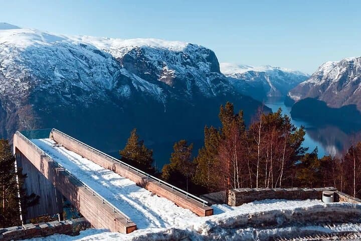 Winter Fjord Tour: Nærøyfjord Cruise, Flåm & Stegastein Viewpoint from Bergen photo 6