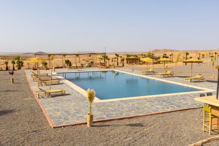 Agafay Desert Night Pass: Sunset Camel Ride, Traditional Dinner & Live Show from Marrakech