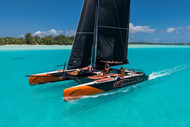 Bora Bora Sunset Catamaran Cruise: Luxury Evening Sail on a 40ft Sport Catamaran photo 4