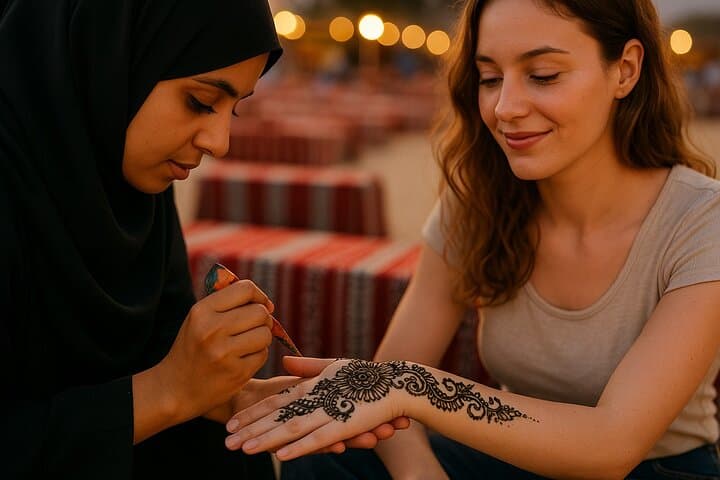 VIP Evening Desert Safari Dubai: Dune Bashing, Sandboarding & Bedouin Camp Experience photo 4