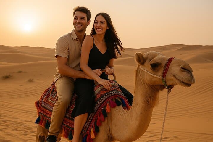 VIP Evening Desert Safari Dubai: Dune Bashing, Sandboarding & Bedouin Camp Experience photo 3