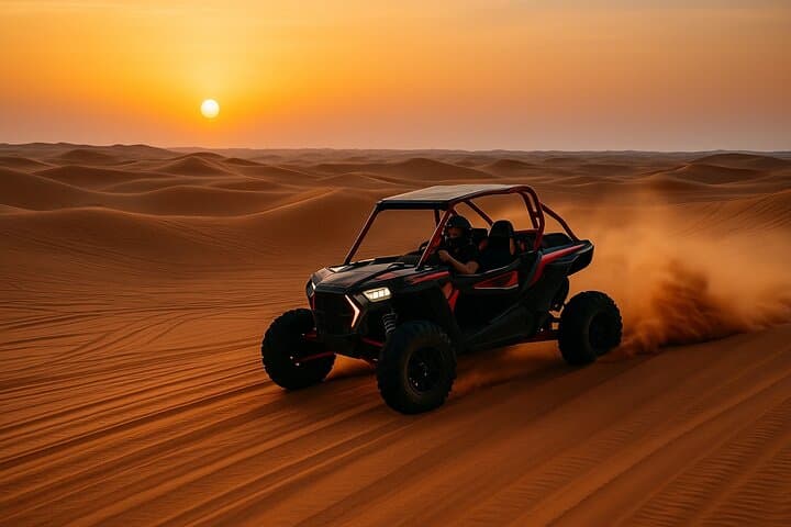 Dubai VIP Desert Safari with BBQ Buffet, Dune Bashing & Live Shows photo 5