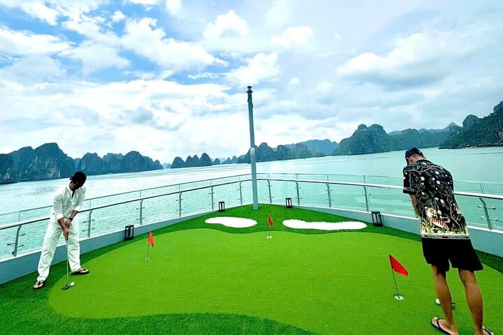 Halong Bay & Lan Ha Bay Day Cruise: Kayak, Cave, and Sunset on a 5-Star Boat photo 4