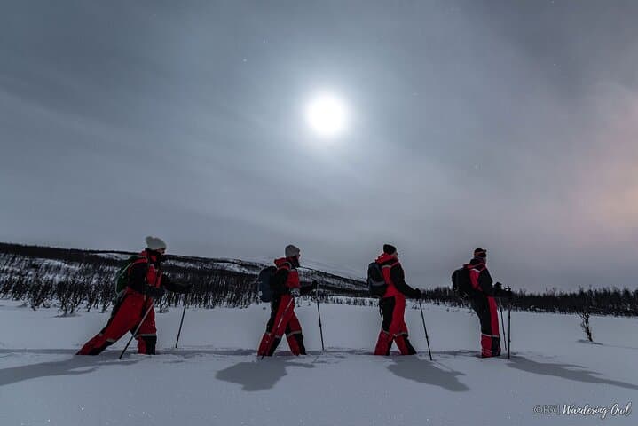 Night Star Walk on Snowshoes in the Finnish Wilderness — Levi Aurora & Stargazing photo 6